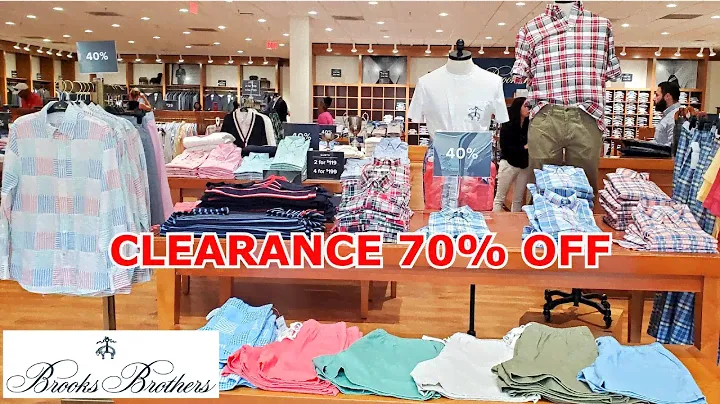 BROOKS BROTHERS PREMIUM OUTLET!! SUMMER SALE!! 🔥🤩