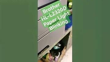 Brother HL-L2320D Paper Light Blinking #printerrepair #brotherprinter #replacedrum #replacetoner