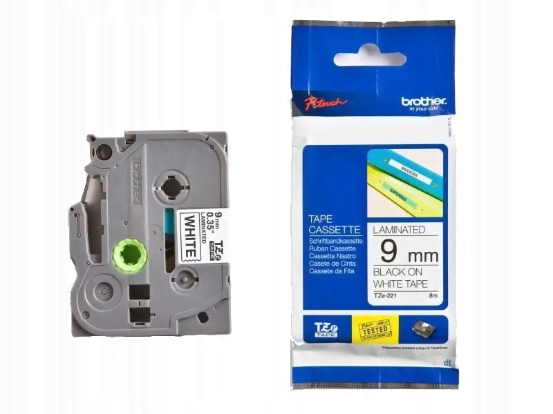 Лента BROTHER 221 P-touch PT-1000 PT-1010 PT-1090
