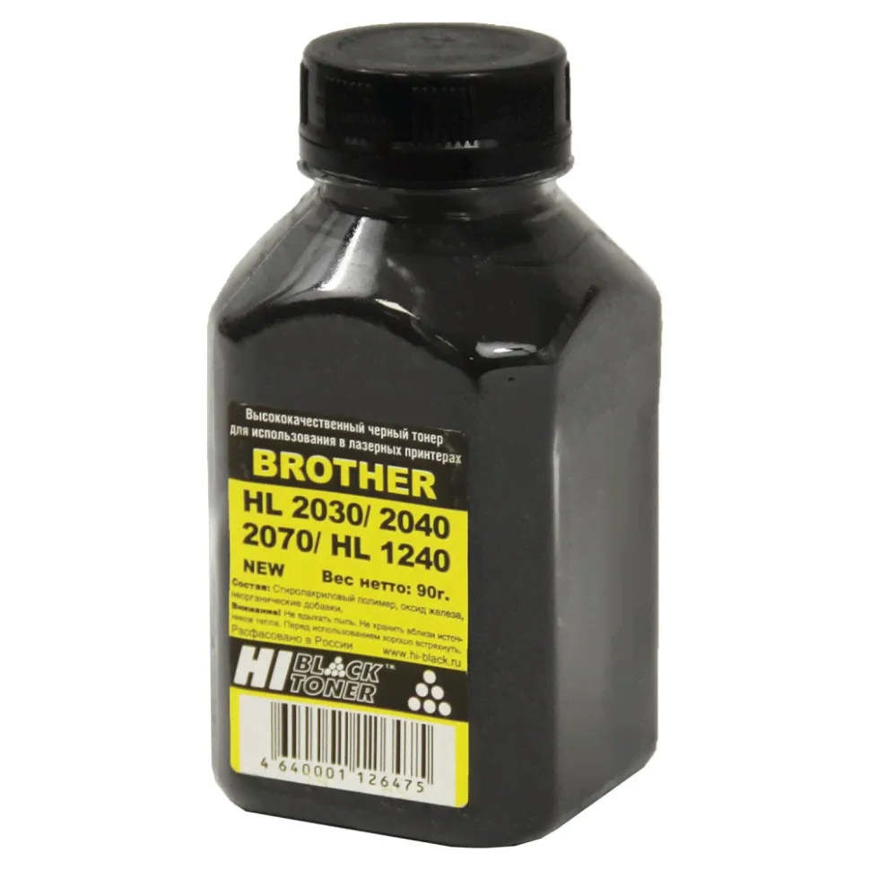 Тонер HI-BLACK для BROTHER HL-1240/2030/2040/2070, фасовка 90 г, 9802115-0