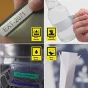 🛍 KZE 12 мм 231 черно-белая ламинированная кассета стандарта совместима с принтерами Brother p-touch, лента для этикеток стандарта tze